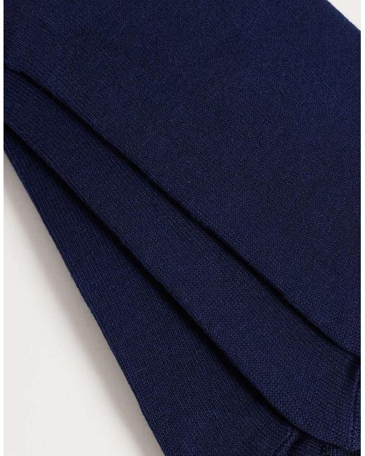 Polo Ralph Lauren Blue 3 Pack Trainer Socks for men