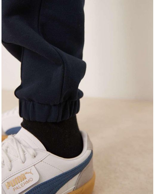 ASOS Blue Co-ord taperedjogger With Pin Tucks for men