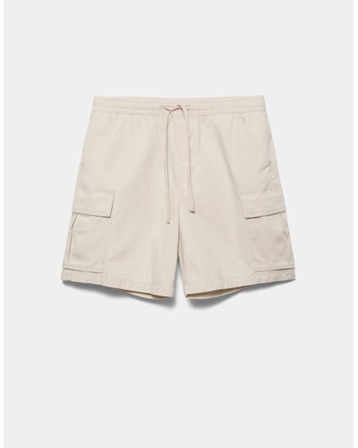 Bermuda cargo - beige Pull&Bear pour homme en coloris Purple