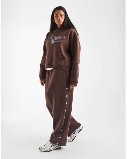 Plus - pantalon Collusion en coloris Brown