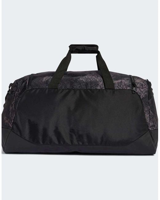 Adidas Originals Black Training Defender Graphic Duffle Bag Medium