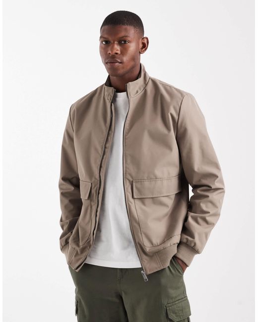 Threadbare – bomberjacke in Natural für Herren
