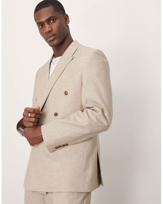 ASOS Natural Slim Suit Jacket for men