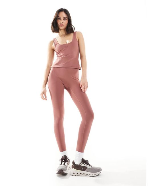 South Beach Pink High Waisted Leggings