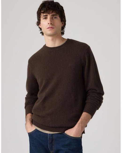 Levi's Black Original Housemark Sweater for men