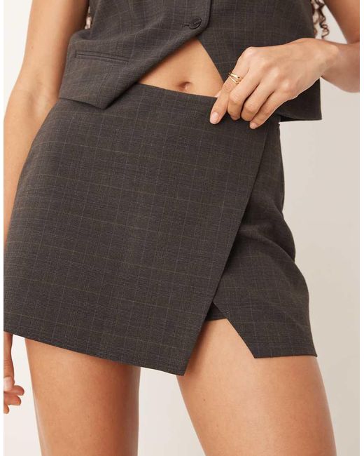 Mango Natural Stuard Tailored Mini Skirt Co-ord