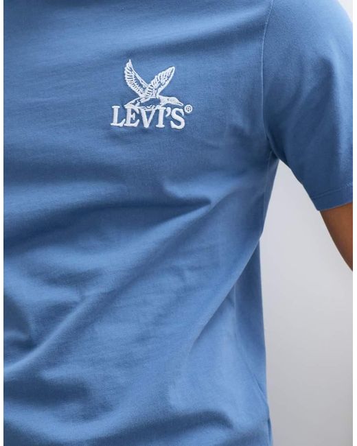 Levi's Blue Graphic Print T-Shirt for men