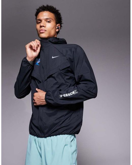 Nike Blue Stride Energy Jacket for men