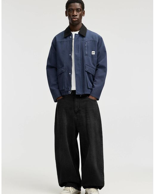 Pull&Bear – superweite jeans in Blue für Herren
