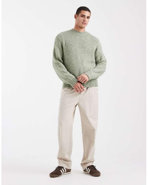 Jack & Jones Green Oversized Jumper for men