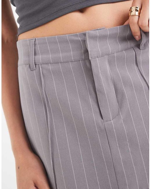 Cotton On Gray Luis Suiting Mini Skirt