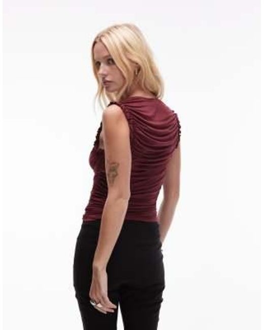 TOPSHOP Brown – tanktop
