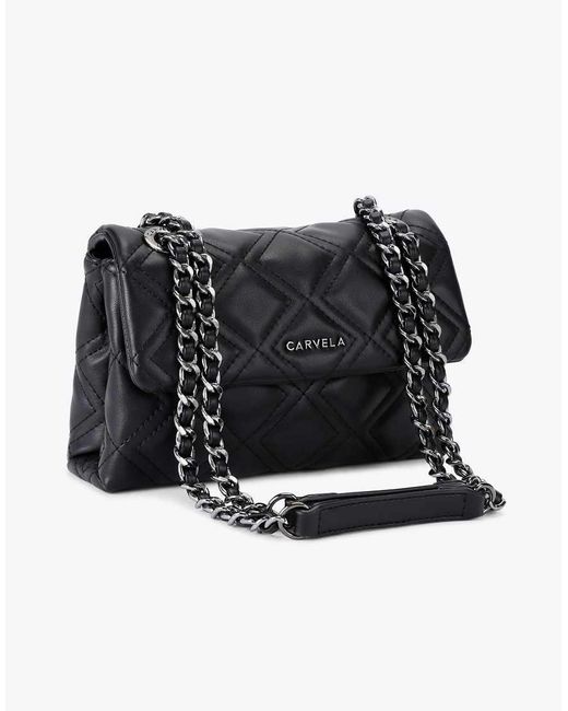 Carvela Kurt Geiger Black Rosa Chain Shoulder Bag