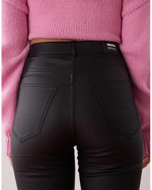 Vaqueros Negro Metal De Pernera Recta Moxy De Dr. Denim de color Pink