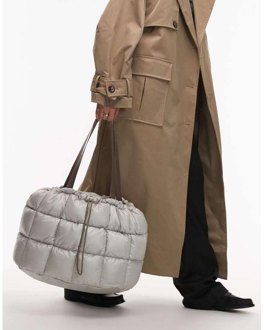 Borsa Shopping Imbottita Grigio Chiaro di Nike in Gray da Uomo