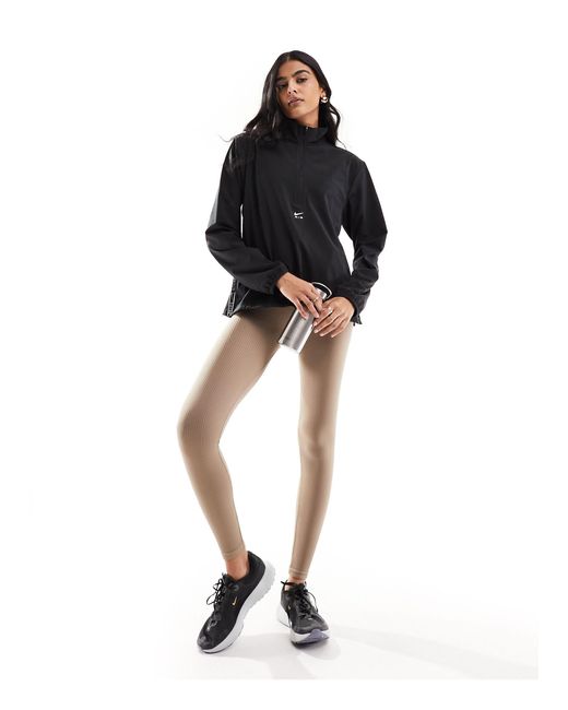 Nike - air dri-fit - veste à demi-fermeture éclair Nike en coloris Noir |  Lyst