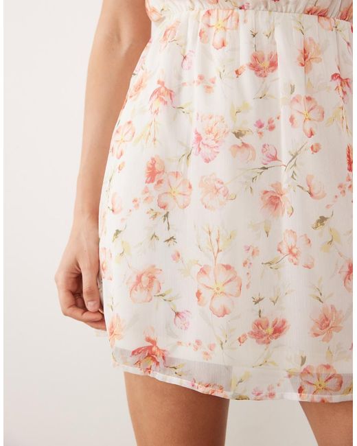 Vila Pink Woven Cami Mini Dress