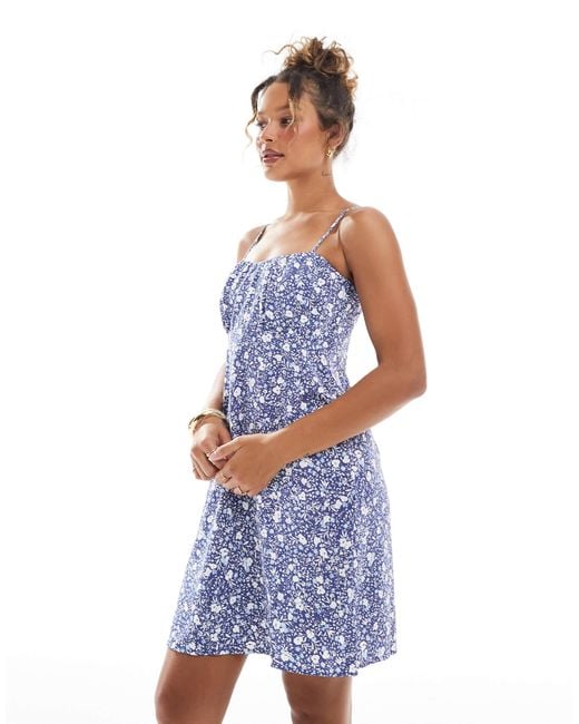ONLY Blue Cami Mini Dress