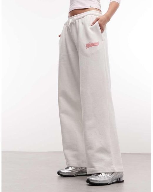 ASOS White Weekend Collective Wide Leg Joggers
