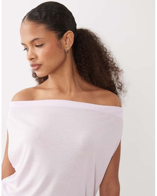ARKET White Cowl Neck Tank Top