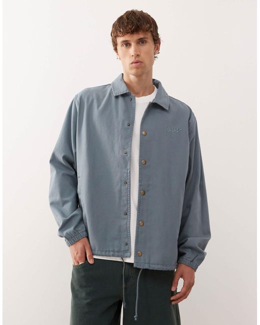 Vans – torrey – trainerjacke aus canvas in Blue für Herren