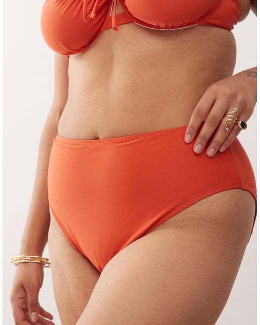 Curve - bas Collusion en coloris Orange