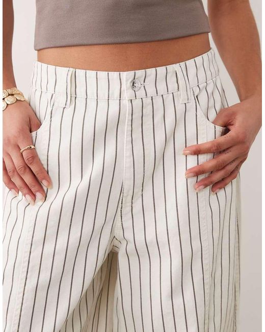 ASOS Natural Barrel Pants