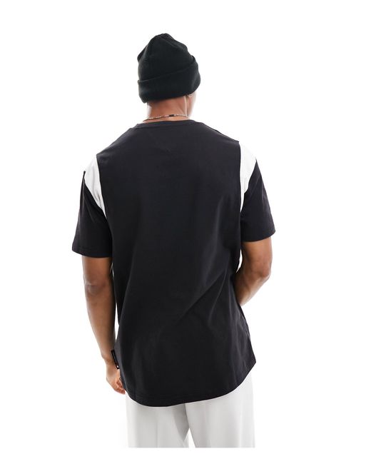 Tommy Hilfiger Black Regular Varsity Mesh T-shirt for men