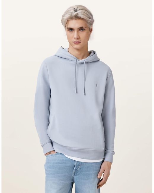 AllSaints – raven oth – kapuzenpullover in Blue für Herren