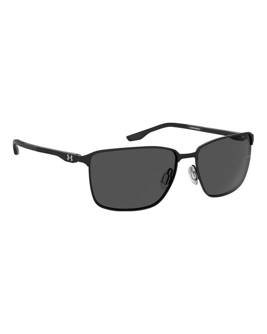 Under Armour Sunglasses Black Under Armour Retained Rectangular Sunglasses With Lenses for men