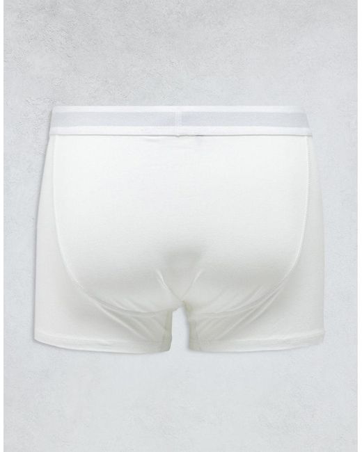 Topman White 3 Pack Trunks for men