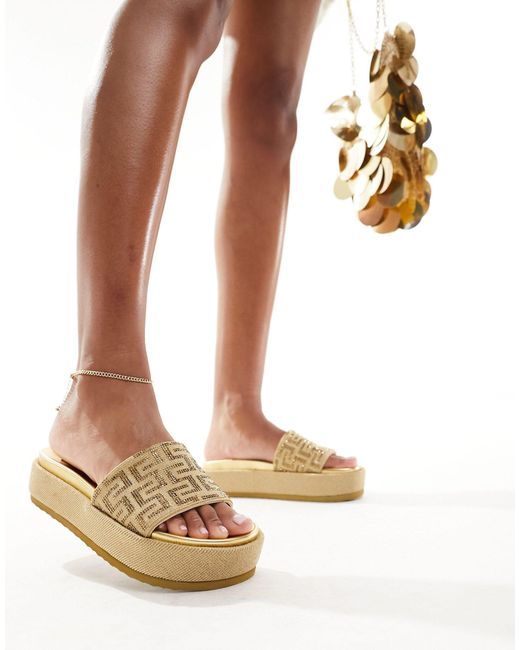 Steve Madden White Kora Chunky Platform Sandal
