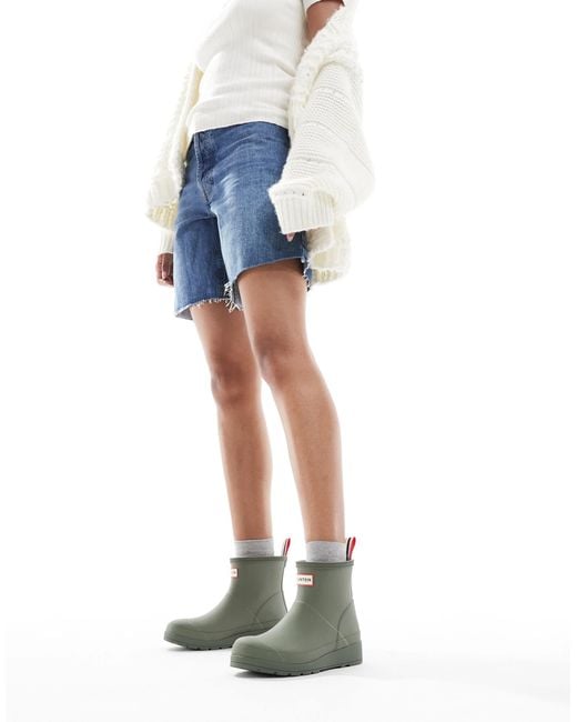 Hunter Green Play Short Boots