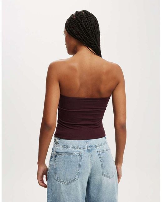 Cotton On Blue All Day Tube Top