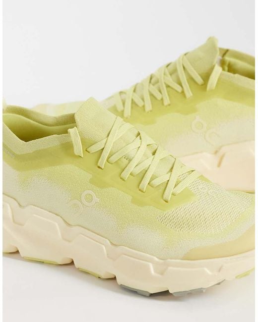 On Shoes Yellow Cloudsoma Outdoor Trainers