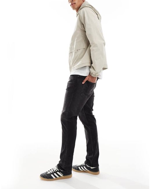 Jack & Jones White Clark Straight Jeans for men