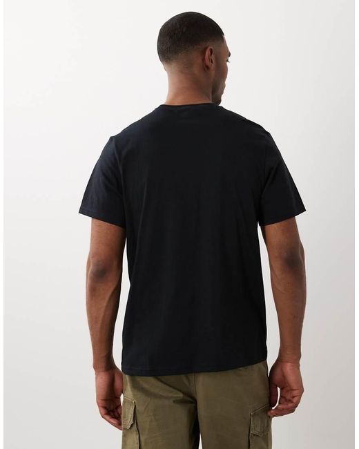 Columbia Black Csc Basic T-shirt for men
