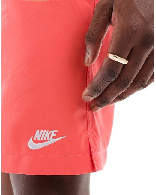 Nike Red Club Woven Shorts for men