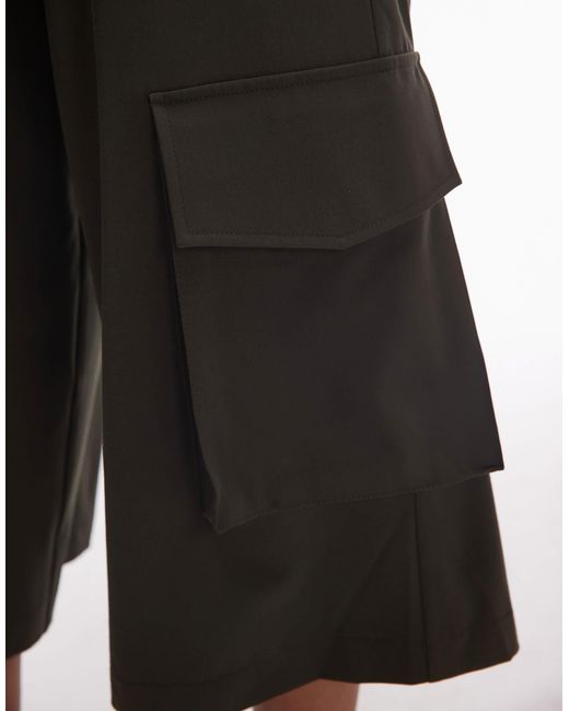 Bermuda fonctionnel à ceinture avec poche - foncé ASOS en coloris Green