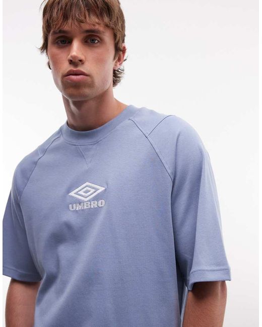 Umbro Blue Iconic Boxy Tee for men