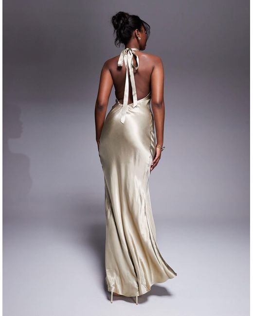 River Island Gray – träger-maxikleid