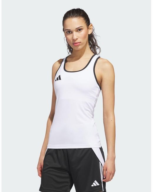 Adidas Originals White Entrada26 Tank Top