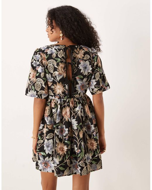Sister Jane Multicolor Dream Embroidered Mini Dress