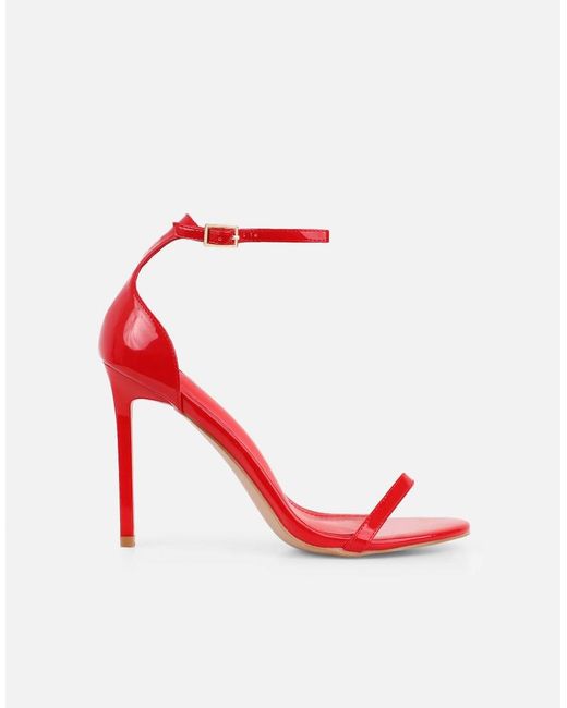 SIMMI Gray Gabby Barely There Heeled Sandals