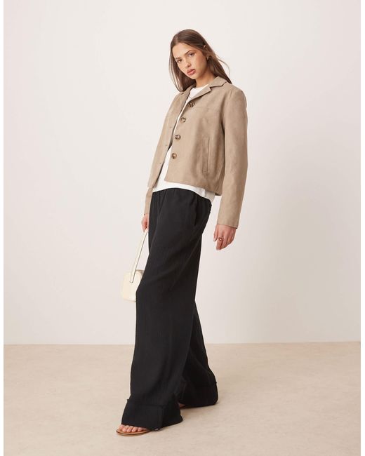 Veste en imitation daim - clair Jdy en coloris Natural