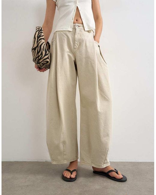 TOPSHOP Cocoon Barrel in het White