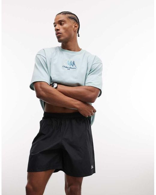Under Armour Blue Tech Woven 7-inch Shorts for men