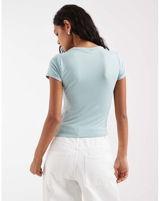 Hollister Blue Seamless Baby Tee