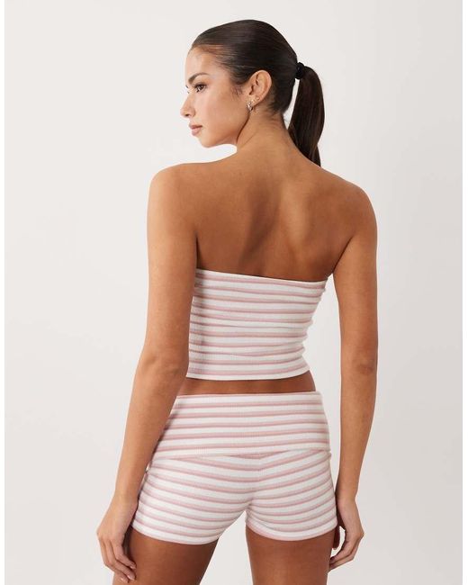 BO+TEE Brown Bo+tee Bandeau Top