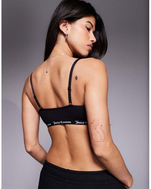 Juicy Couture Black Triangle Bralet
